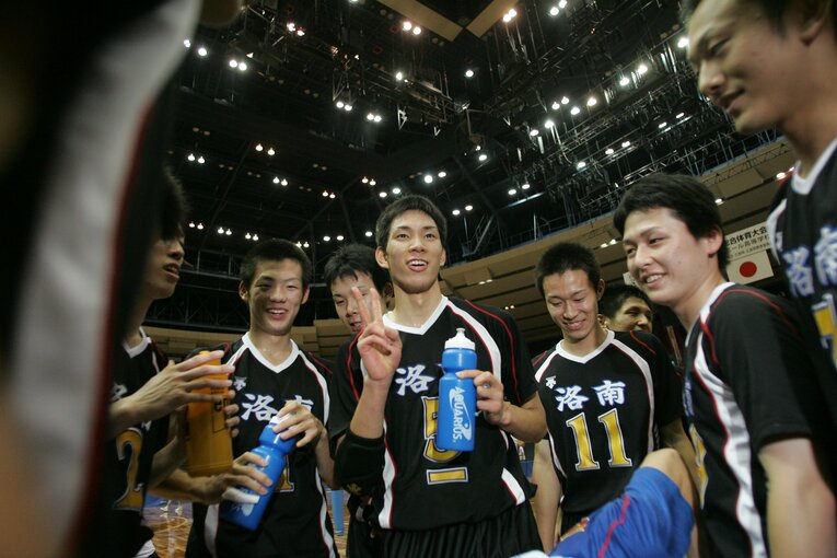 洛南高校時代の福澤達哉（2004年）©︎AFLO SPORT