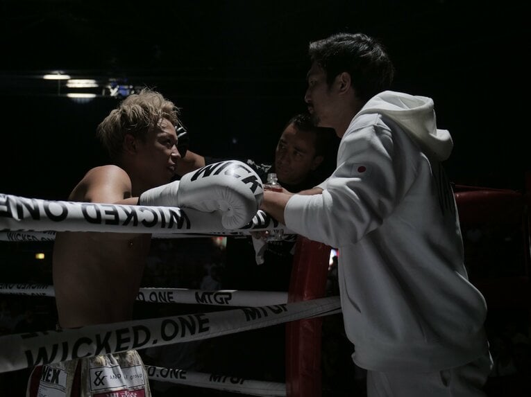 1年ぶりの復帰戦となったベイリー・サグデン戦　©ABEMA