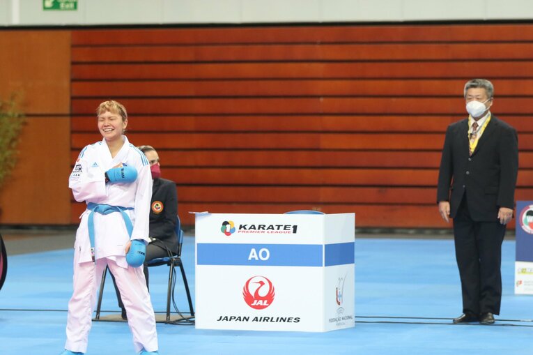 「誰が見ても、私の攻撃がきれいに決まっているのに」  空手・月井隼南が“ジャッジの不利”のなか快挙を達成できた理由(7)