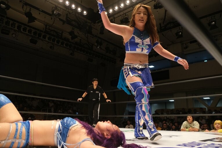 スターダムの大学生レスラー・妃南　©Norihiro Hashimoto