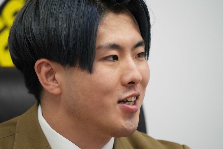 5月29日、『BOSJ』優勝決定戦から一夜明け、取材に応じるワト