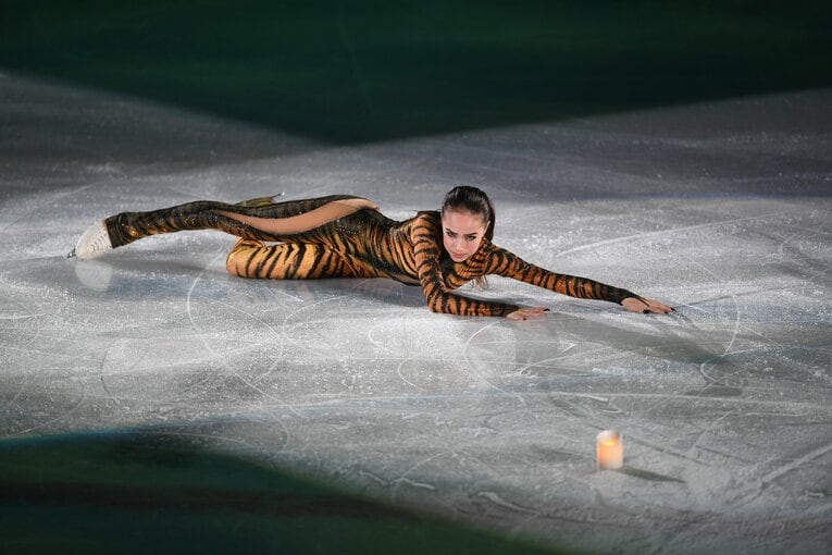 平昌五輪金メダリストのザギトワ　©Asami Enomoto/JMPA