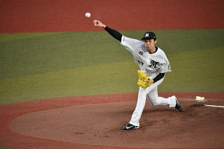 ロッテ佐々木朗希　©︎Hideki Sugiyama