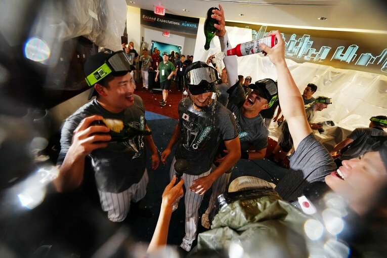 村上とダルビッシュ　©Getty Images