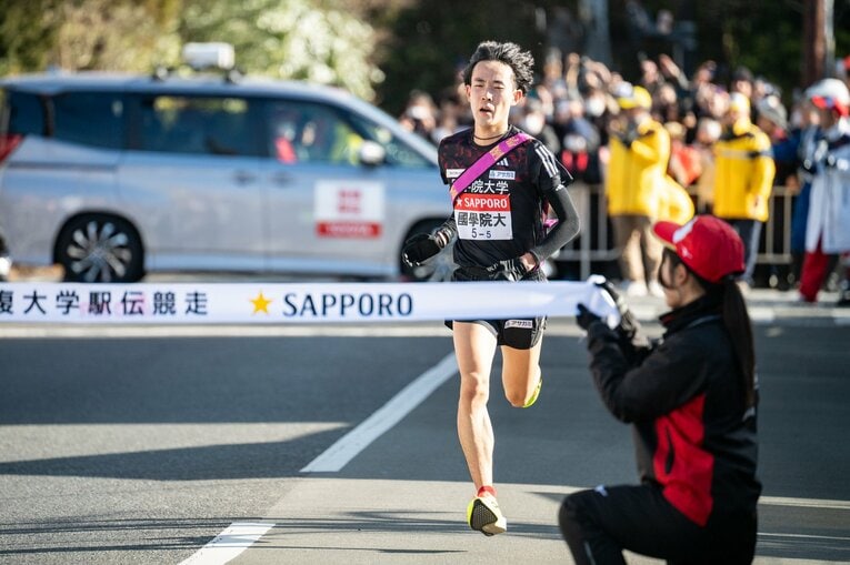 5区を走った高山豪起は区間14位と失速　©Nanae Suzuki