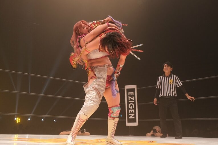 マリーゴールドの人気女子レスラー・後藤智香　©Norihiro Hashimoto