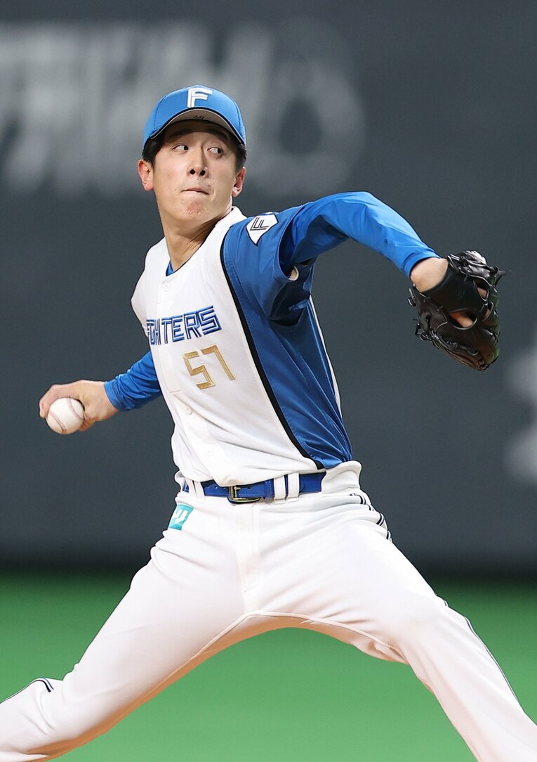 昨季はチームトップの55試合に登板した北山。今季は中継ぎでチームを支える　©︎JIJI PRESS