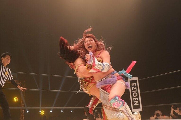 マリーゴールドの人気女子レスラー・後藤智香　©Norihiro Hashimoto
