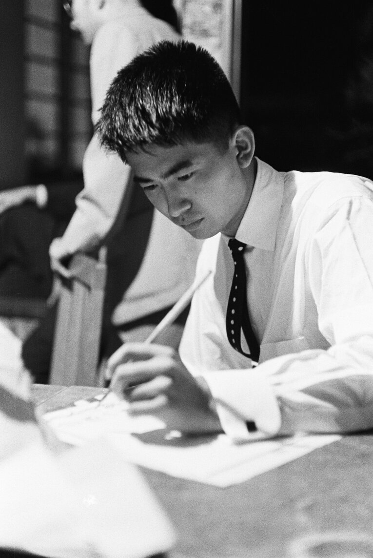 芥川賞を受賞した1956年に撮影　©BUNGEISHUNJU