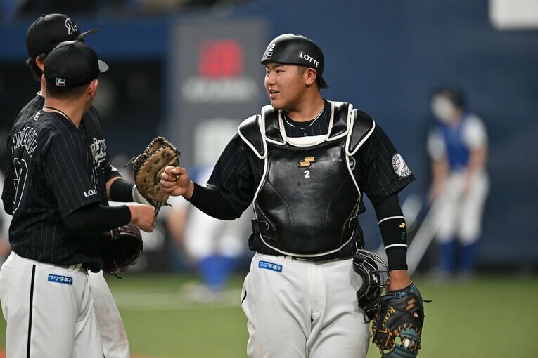 千葉ロッテ・松川虎生　©︎Hideki Sugiyama