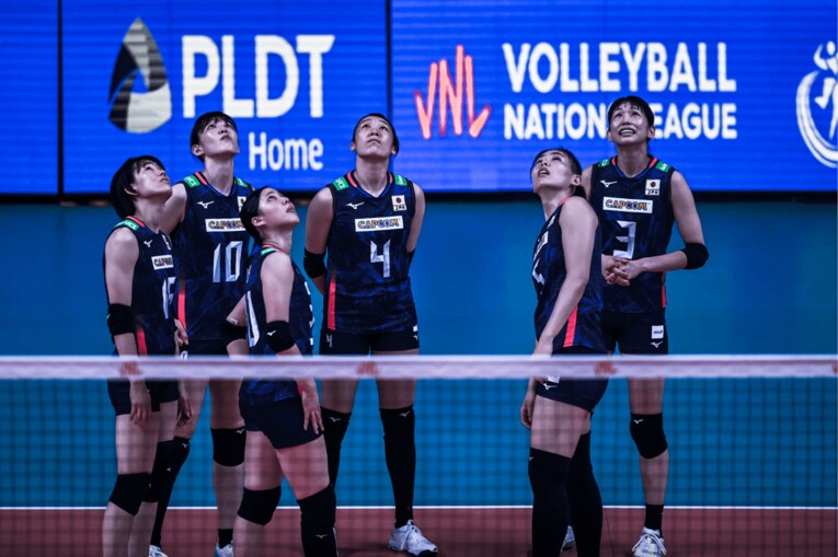 ネーションズリーグ予選ラウンド・ポーランド戦　©︎FIVB