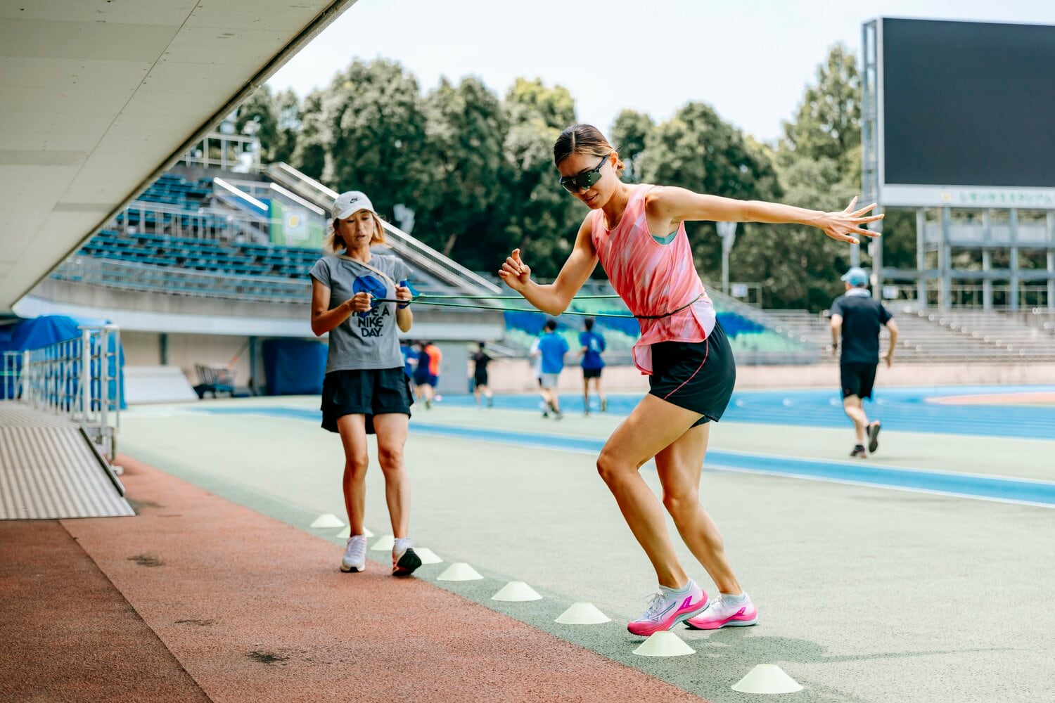 醍醐コーチと二人三脚での戦いは東京まで続いていく　©Kiichi Matsumoto