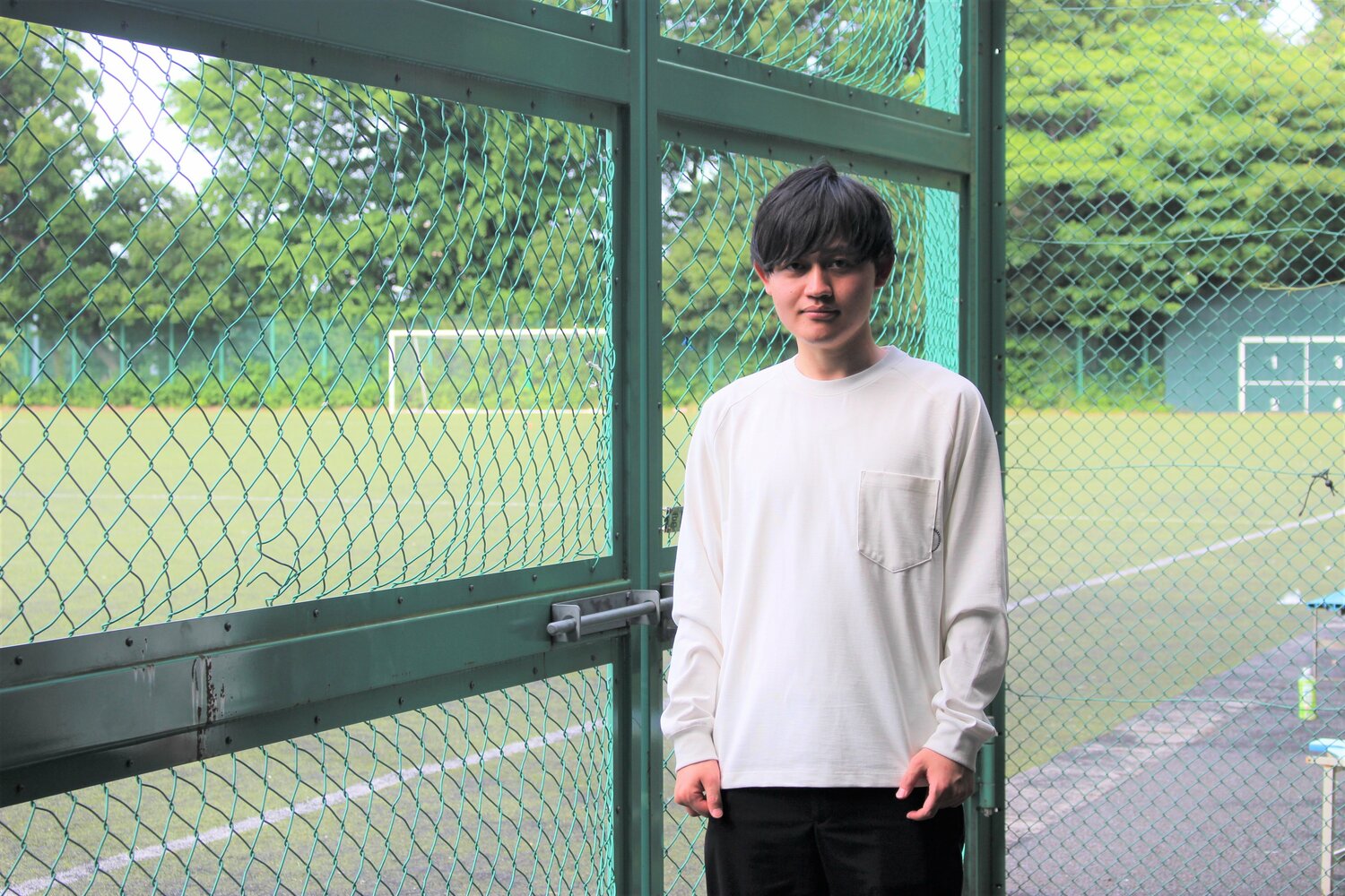 東大ア式蹴球部が練習に使用している大学構内のグラウンド　©Number Web