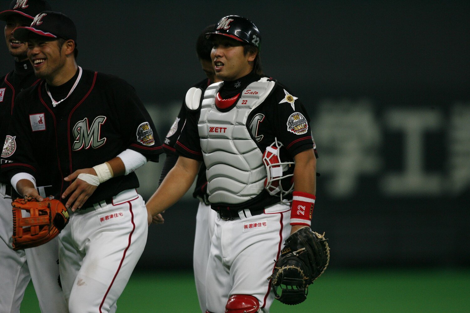 2005年、ロッテ日本一の原動力になった里崎智也 ©Naoya Sanuki