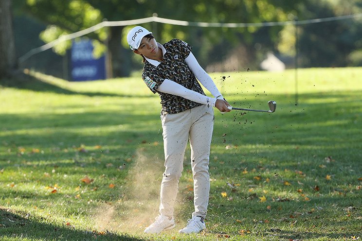 難コースに苦しめられた渋野　©︎Getty Images