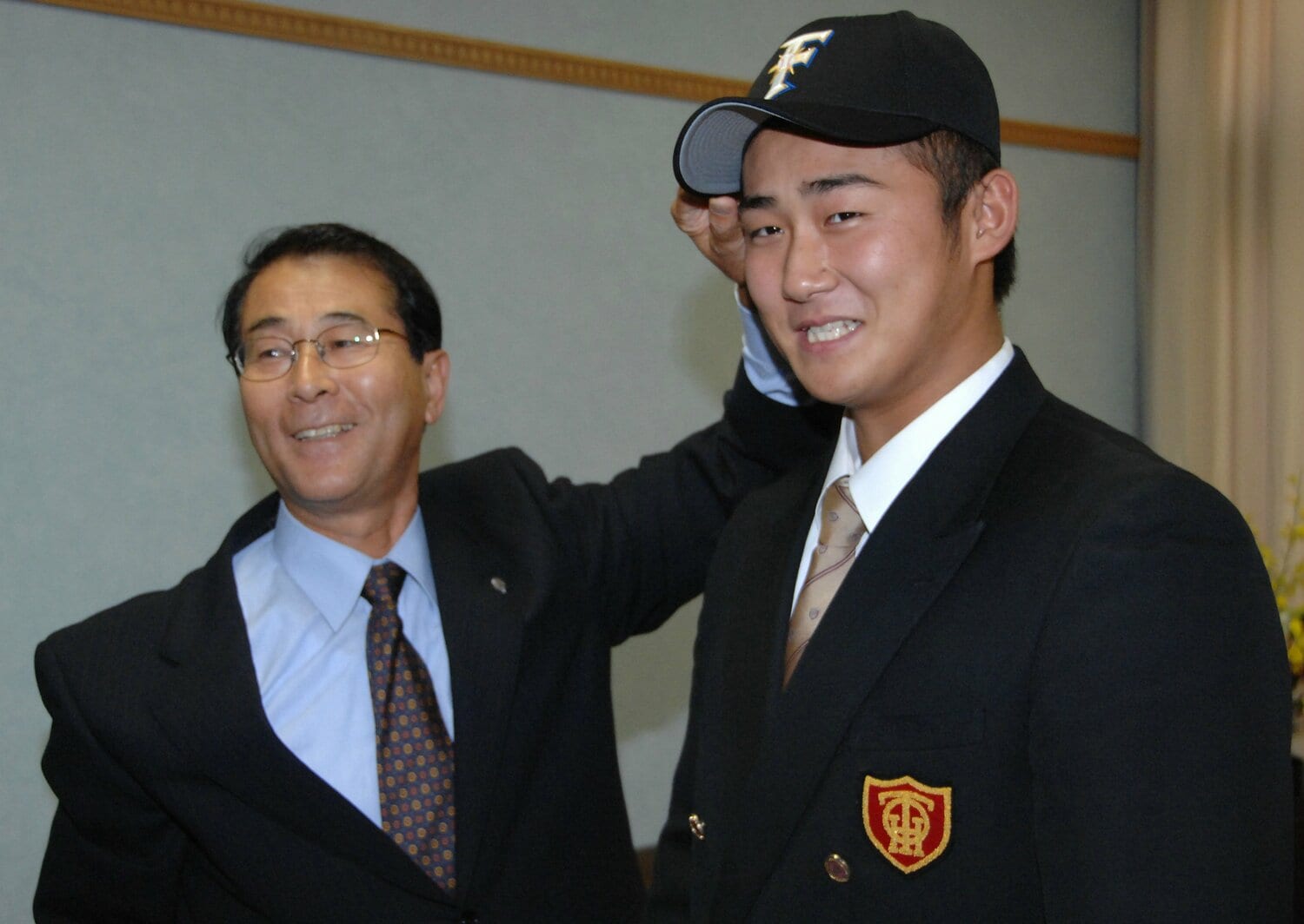 日ハムGM時代には中田翔（現中日）の獲得などもあった　©JIJI PRESS