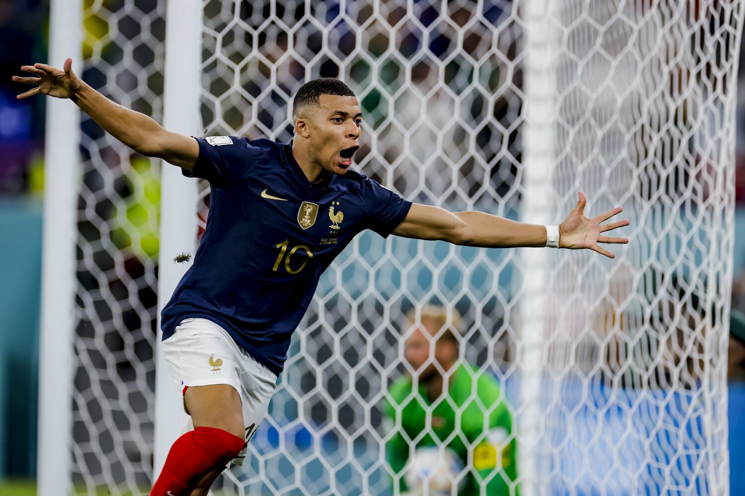 エムバペ。スペイン代表のペドリは年齢としてはパリ五輪の出場資格も有する　©Kiichi Matsumoto／JMPA