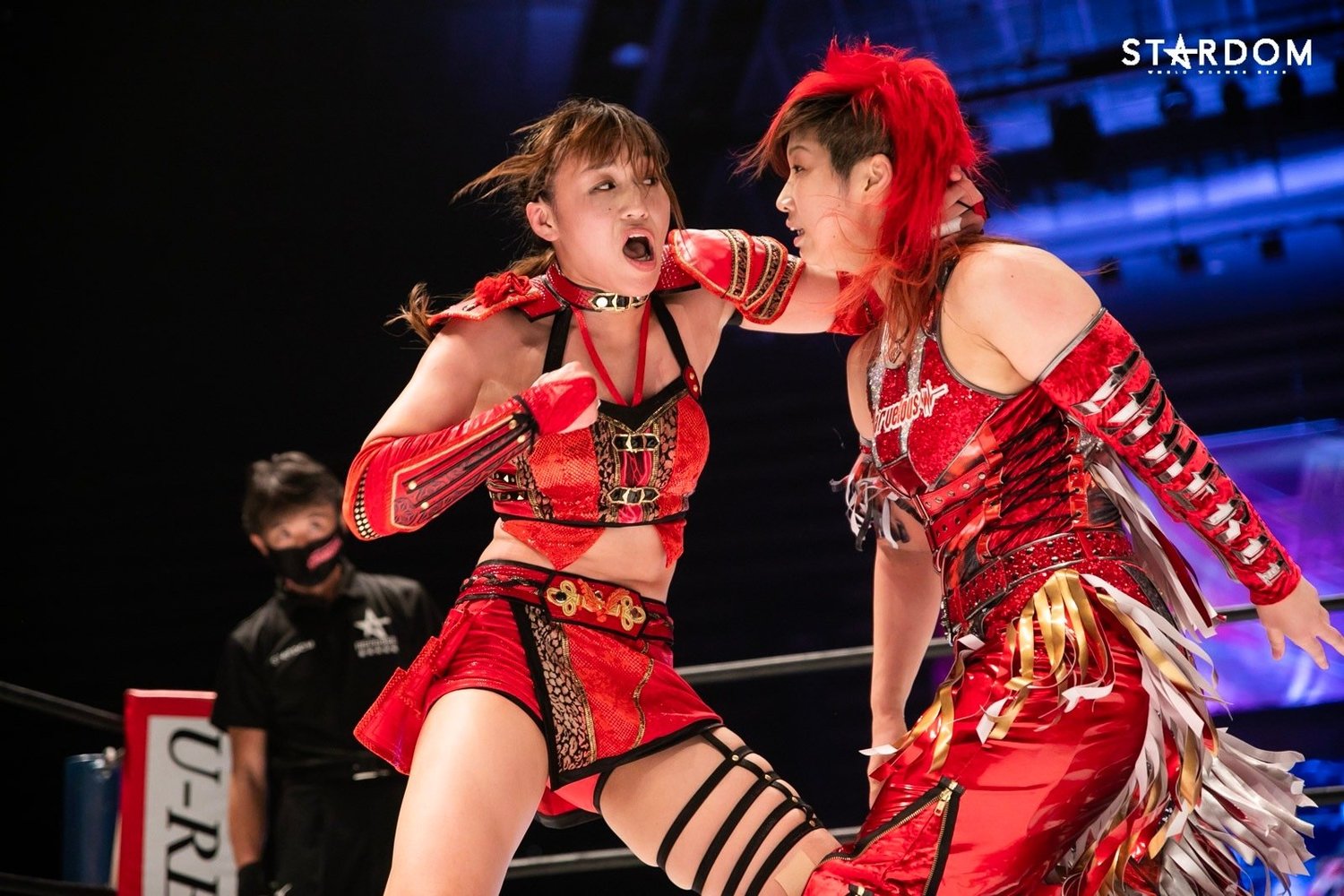 最終戦の彩羽匠戦は両者譲らず20分ドローとなった　©STARDOM