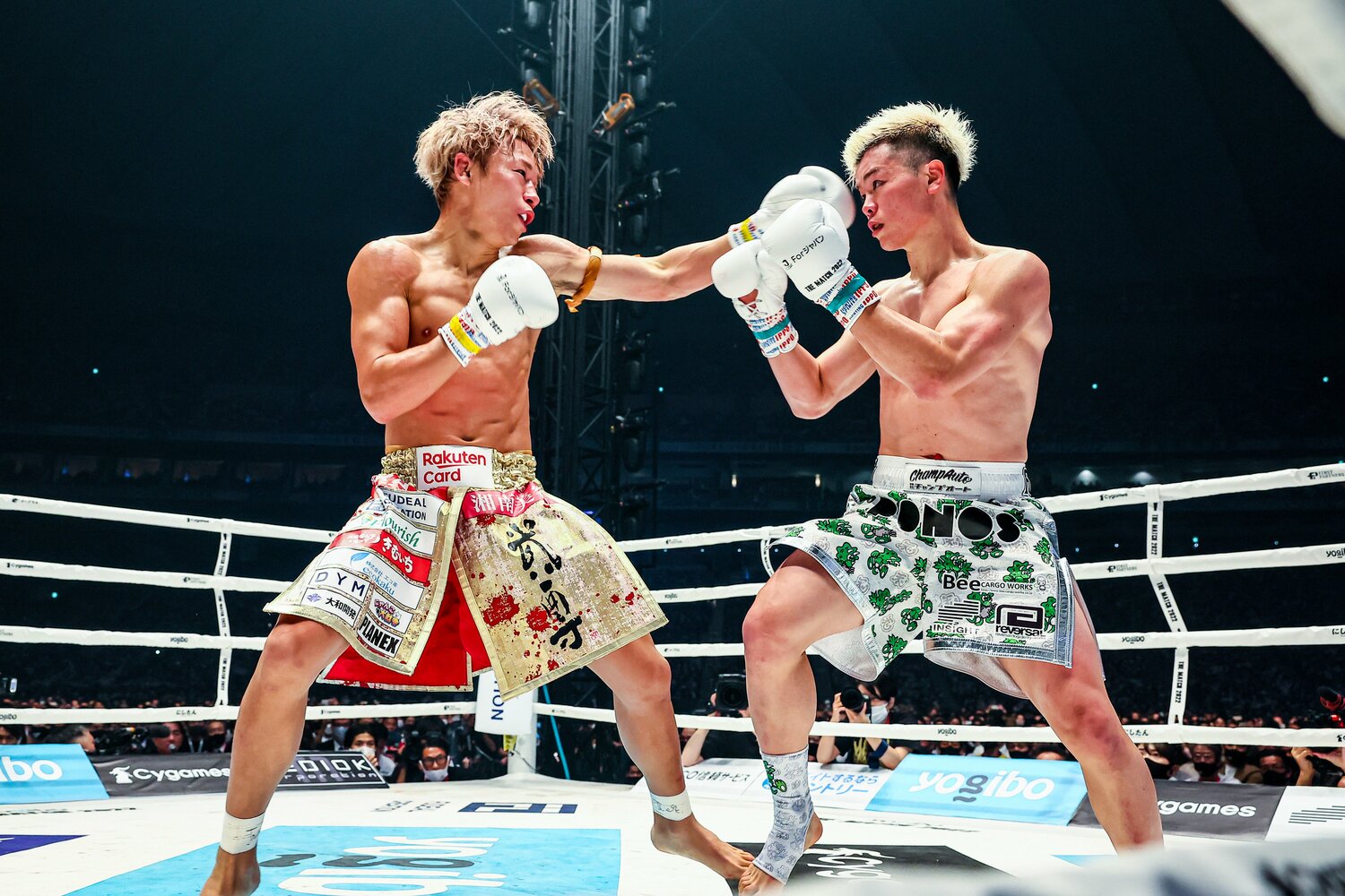 6月19日の那須川天心戦、判定5-0で敗れた武尊　©THE MATCH 2022/Susumu Nagao