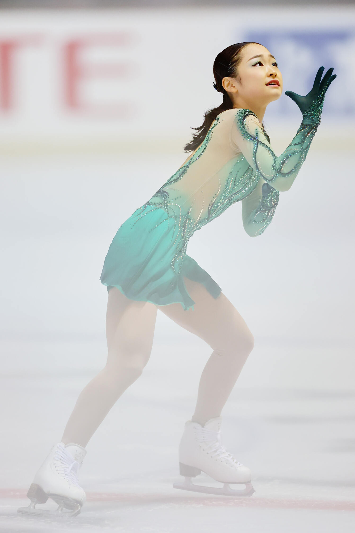 全日本ジュニア・ショートの演技　©︎AFLO