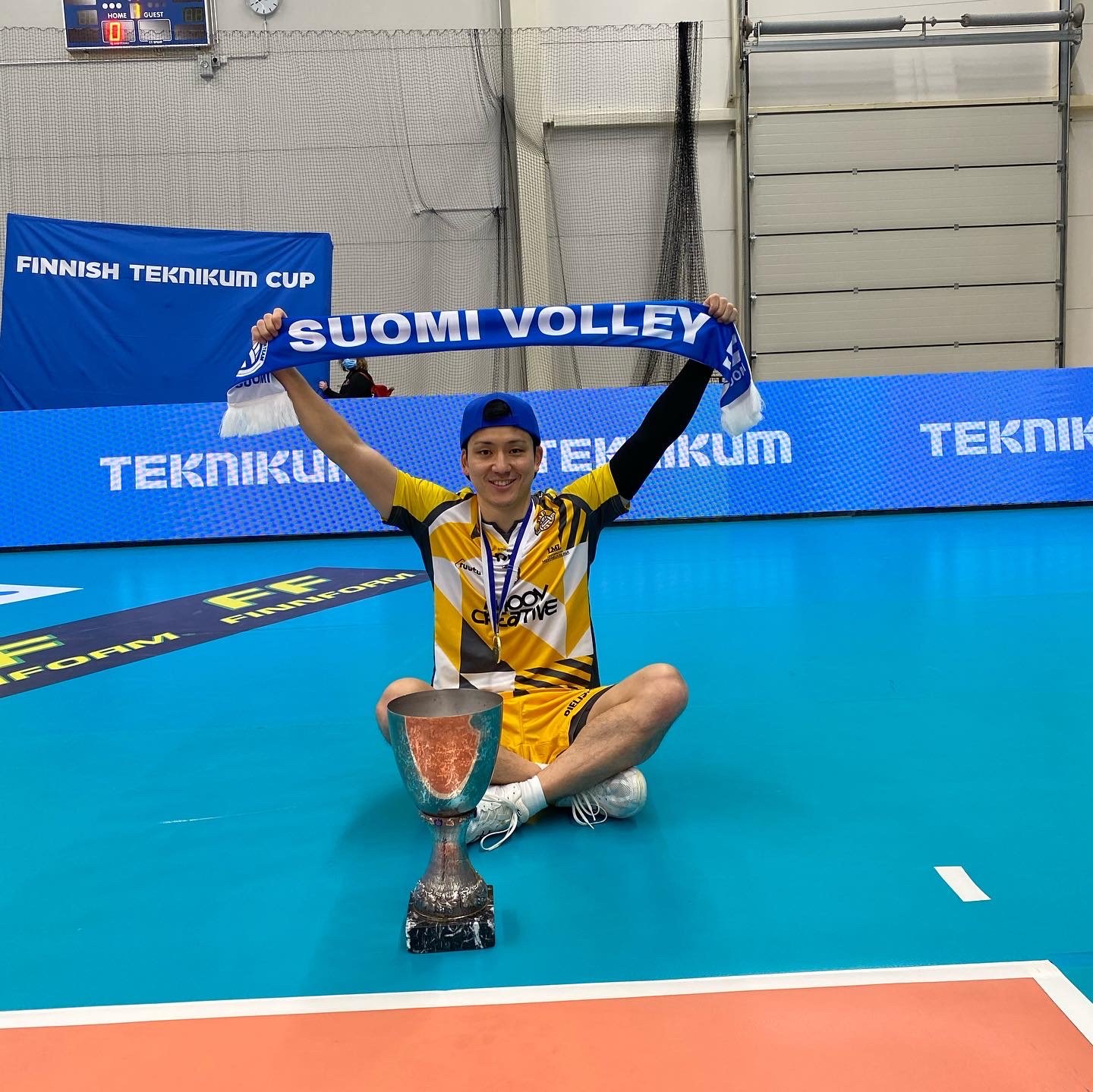 カップ戦に優勝し、チームの初タイトル獲得に貢献した野瀬（写真／本人提供）