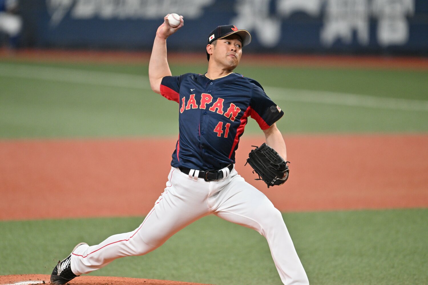 3月7日、オリックスとの壮行試合に先発した種市。2017年、八戸工大第一高からドラフト6位でロッテ入団　©︎Naoya Sanuki