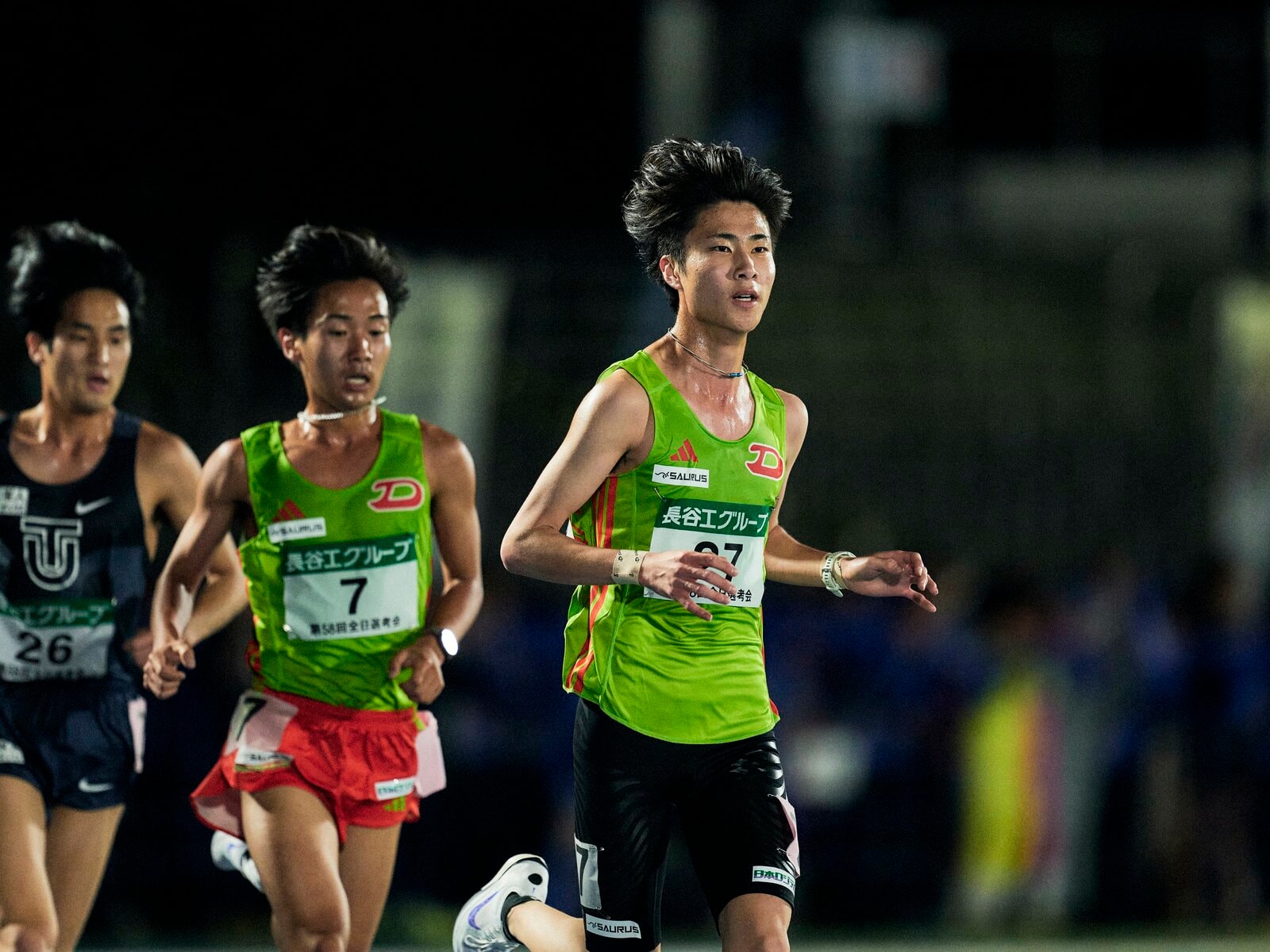 大学デビュー戦となった全日本大学駅伝関東選考会では2組3着と好走した photograph by Yuki Suenaga