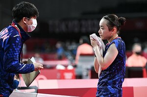 【画像】宿敵中国に勝った混合ダブルス“みまじゅん”金メダルの「ハグしよう」&シングルスでは涙ぐむシーンも