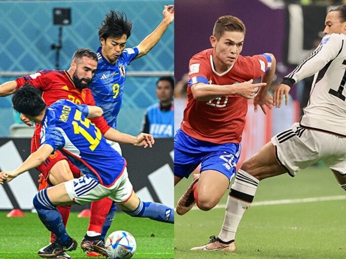 世界で絶賛、W杯日本の首位通過！「E組順位表 このままいくと…」が分刻みで変動しすぎな件〈3位転落危機もあったけど〉＜Number Web＞ photograph by Kiichi Matsumoto/JMPA,Getty Images