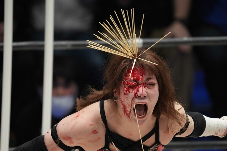 頭に竹串を突き刺された鈴季すず