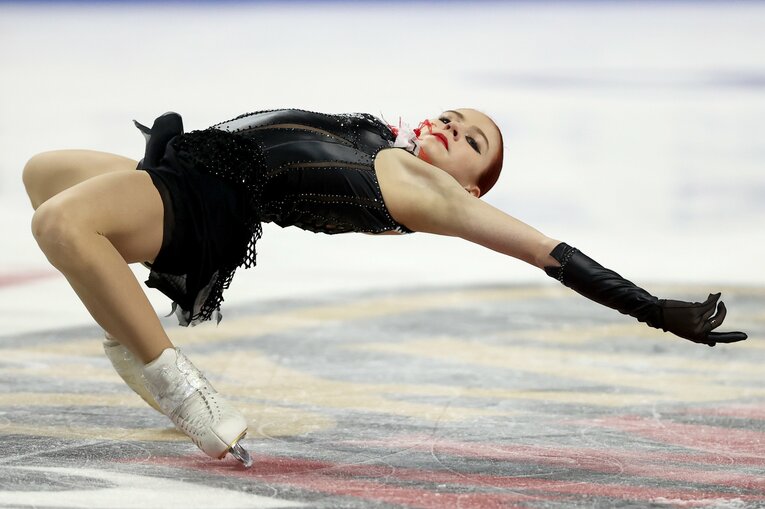 フリーで見せた美しいクリムキンイーグル