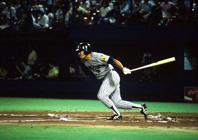 現役時代の佐野　©Makoto Kemmisaki