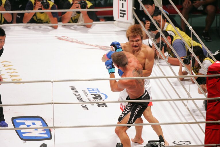 2006年、PRIDE／デビット・バロン戦　©︎Toshiya Kondo