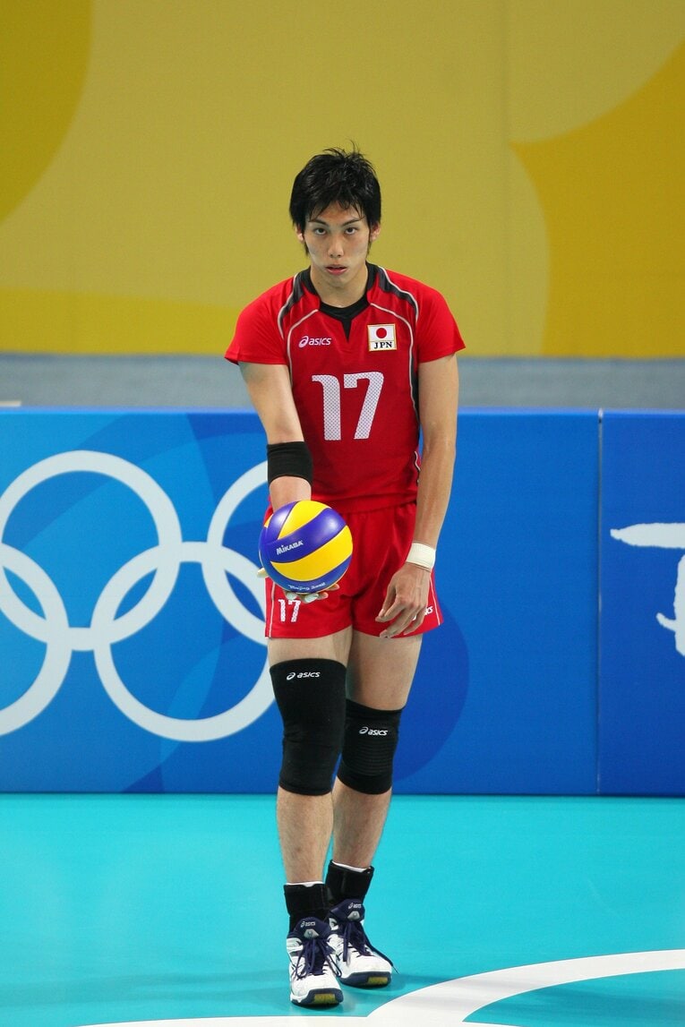 北京五輪に出場した当時の越川優　©︎AFLO SPORT