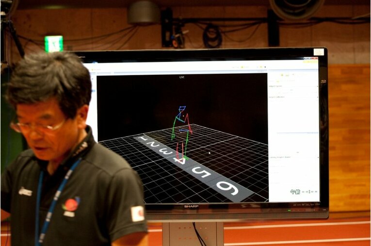 国立スポーツ科学センターの内観（2012年撮影）©Toshiya Kondo