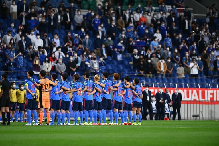 オーストラリア戦での日本の先発11人の市場価格は約85億円だった　©Takuya Kaneko/JMPA