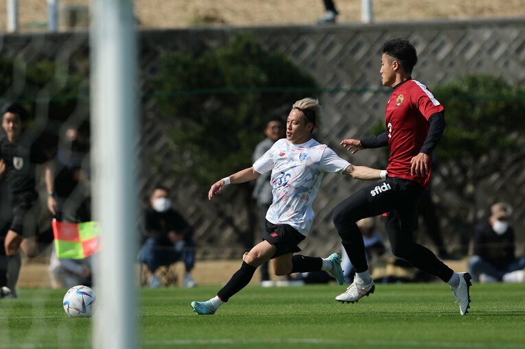 今季からFC東京の一員となった仲川輝人　©F.C.TOKYO