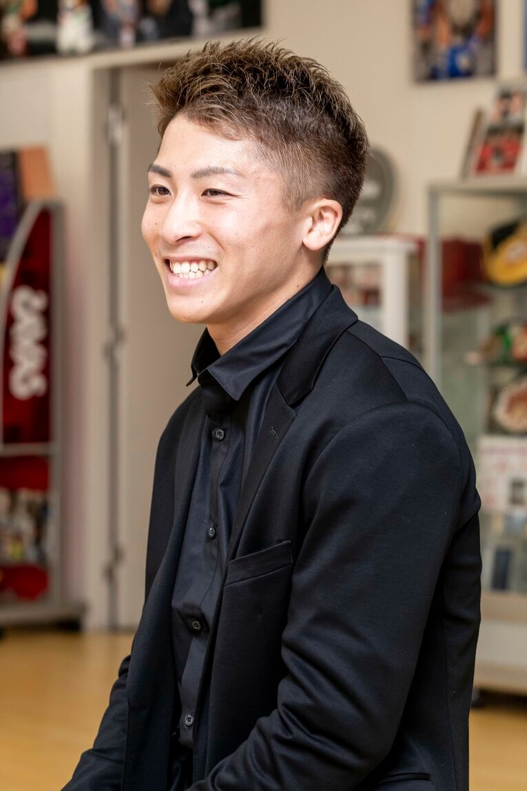 リングの外では爽やかな表情も（2019年撮影）　©Kichi Matsumoto