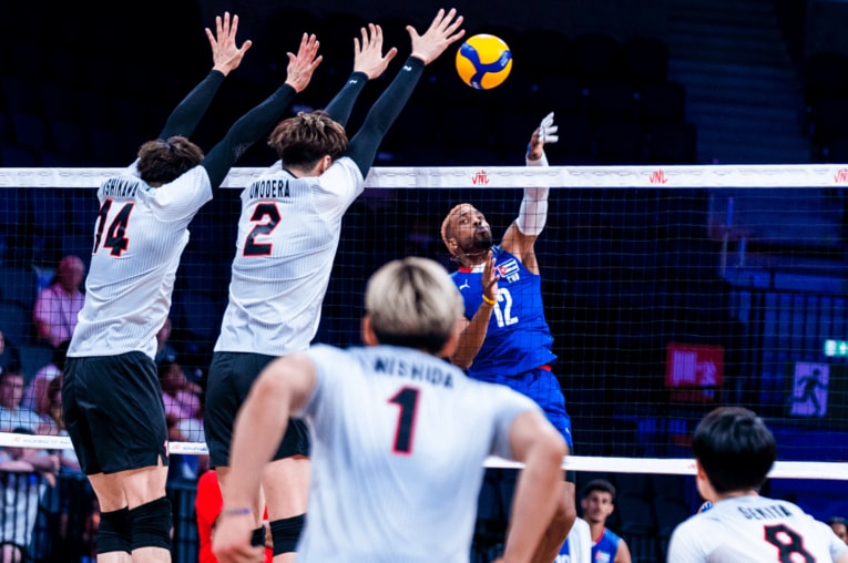 2023年ネーションズリーグ（フランス大会）©︎FIVB