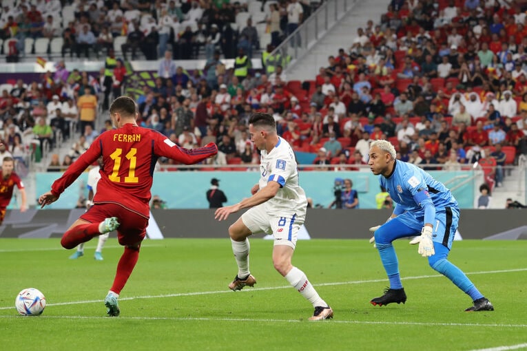 スペインに0-7と大敗したものの、コスタリカも必死に来るはず　©Getty Images