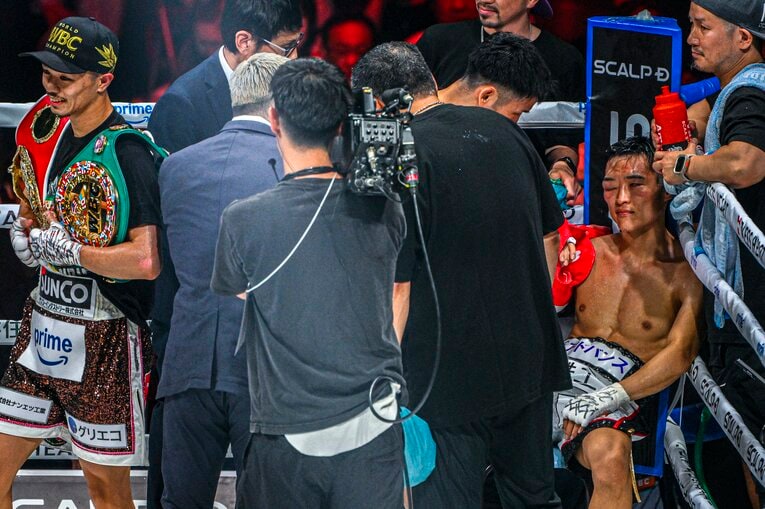 中谷潤人vs.西田凌佑（WBC・IBF世界バンタム級王座統一戦） ©Takuya Sugiyama