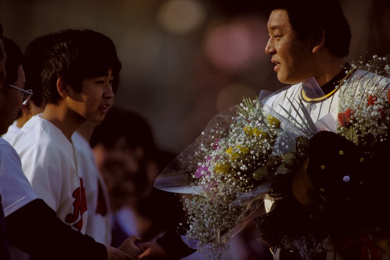 「たった一人の引退式」（1985年）©︎Kazuhito Yamada