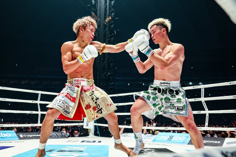 6月19日の那須川天心戦、判定5-0で敗れた武尊　©THE MATCH 2022/Susumu Nagao