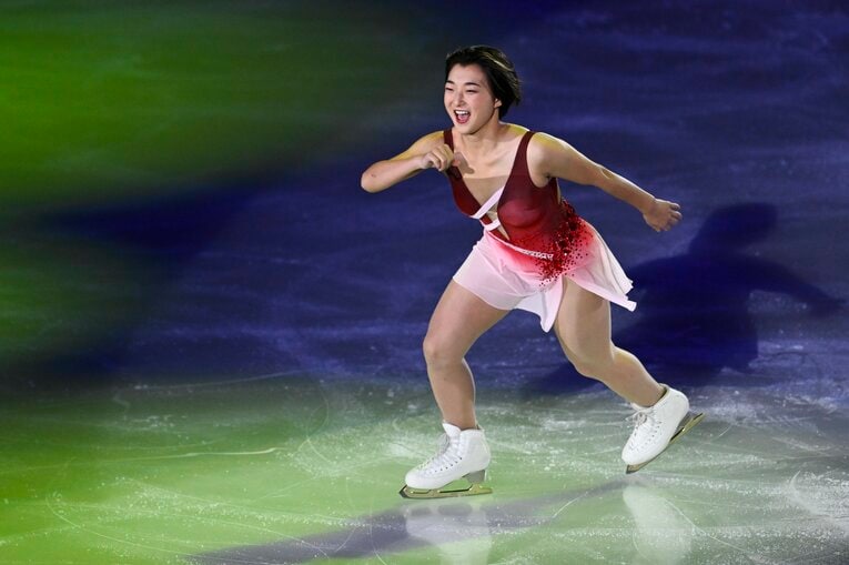 エキシビション「Love　shack」。競技でのプログラムとは打って変わって“ノリノリ”な楽曲となっている　©Asami Enomoto