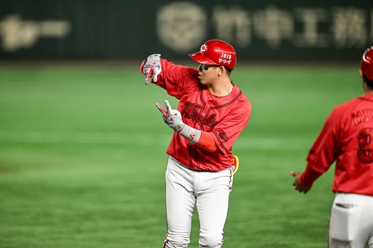 【気づけばカープ主力に…最新】2025年の小園　©Nanae Suzuki