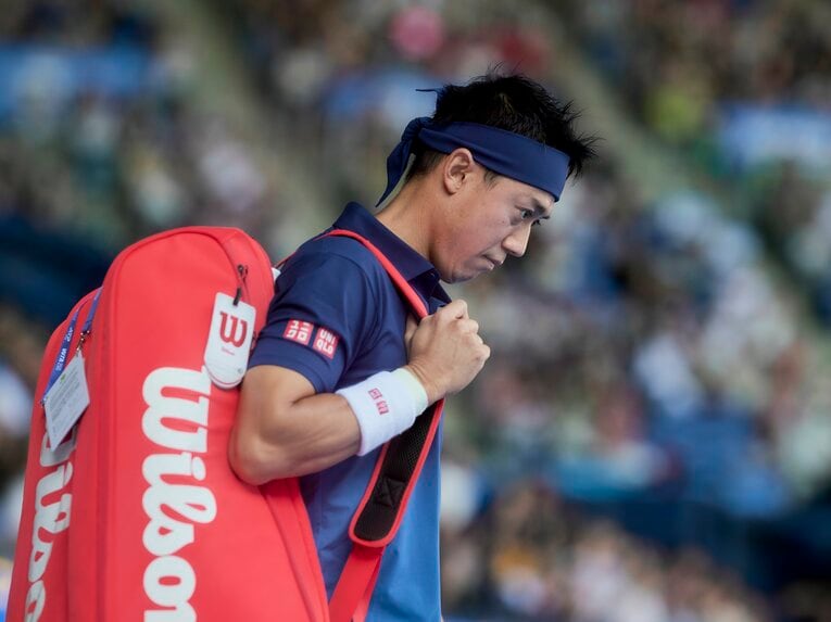 錦織のラストマッチとなったジャパンオープン初戦　©Yuki Suenaga
