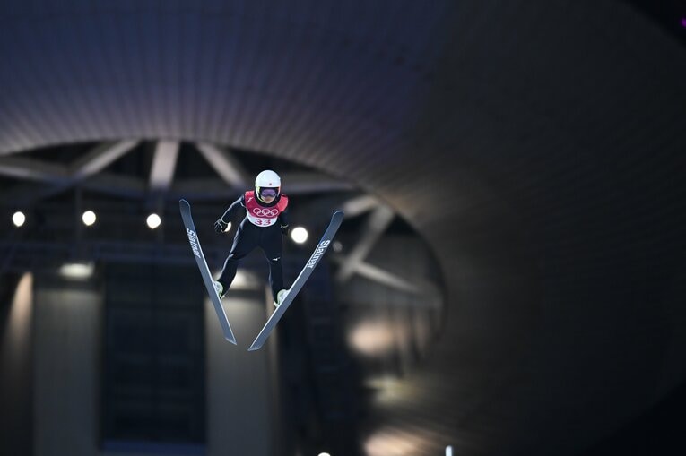 【高梨沙羅の軌跡】2018年、平昌五輪（右にスワイプすると写真は続きます）　©Asami Enomoto/JMPA