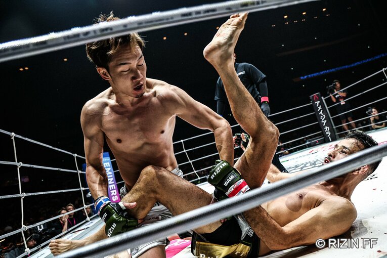 『超RIZIN.4』朝倉未来vs.クレベル・コイケ　©RIZIN FF