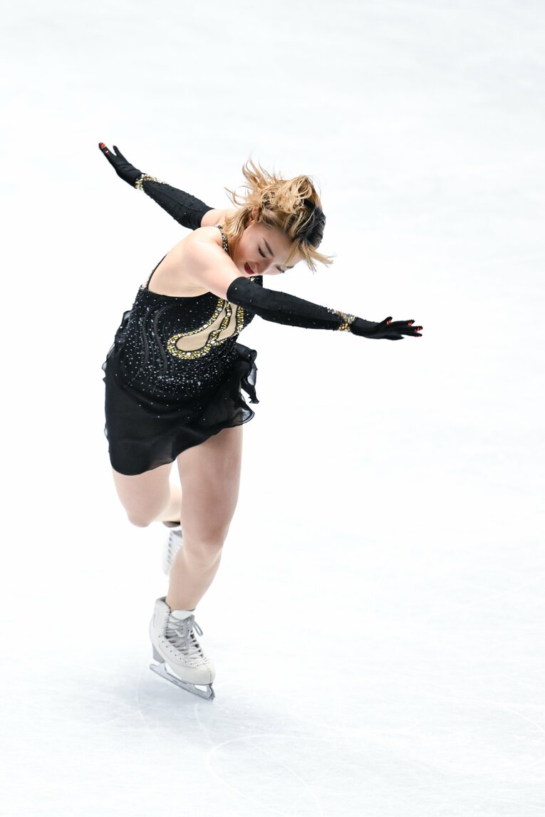 NHK杯、坂本花織のフリー演技　©︎Asami Enomoto