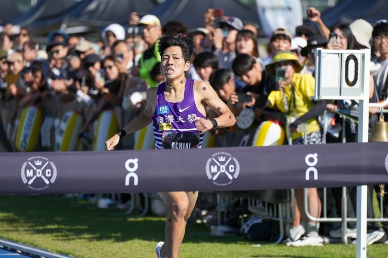 今季に入って早くも2度、日本記録を更新した落合　©︎Satoshi Wada
